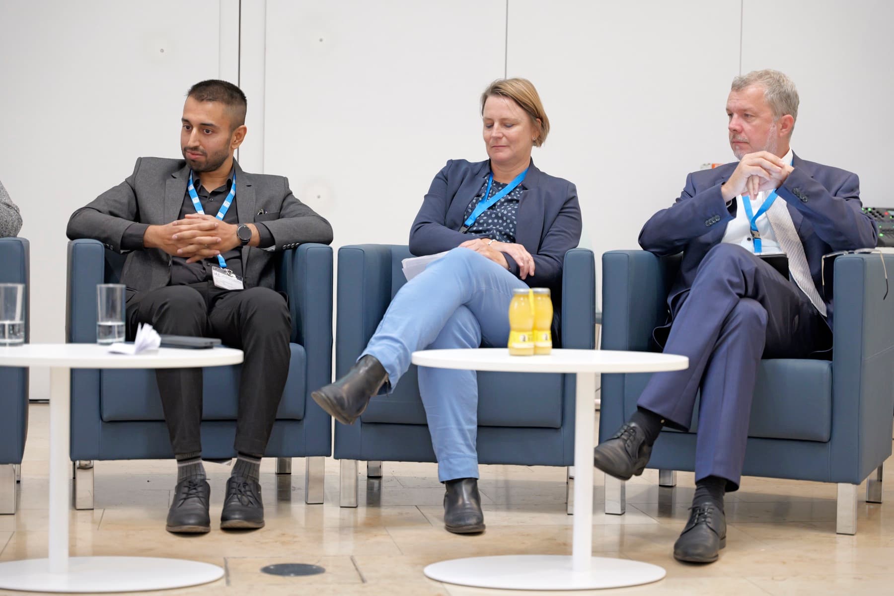 Panelists in focused discussion at TEB Forum 2025.