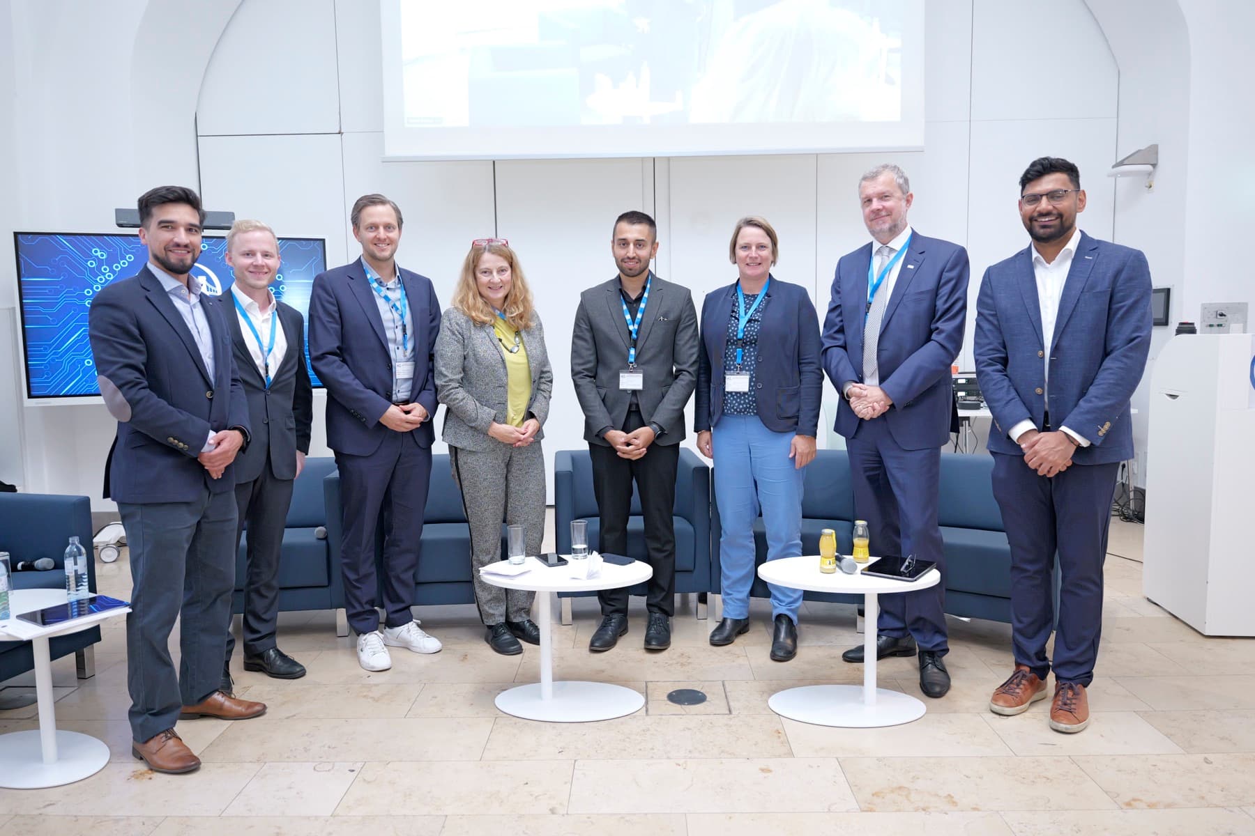 The TEB Forum 2025 organisers and panellists on stage in Vienna.